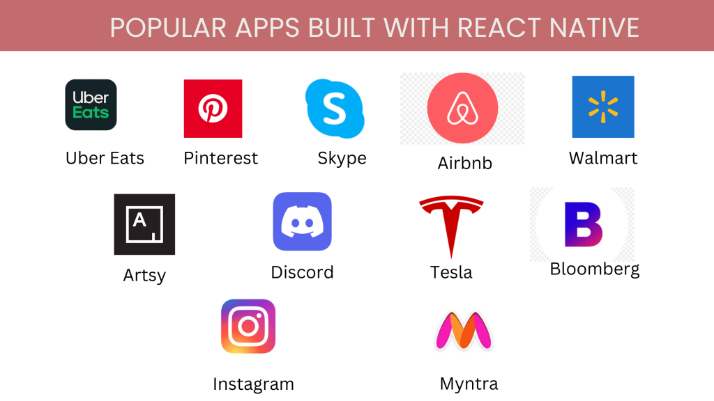 popular react native Mobile apps